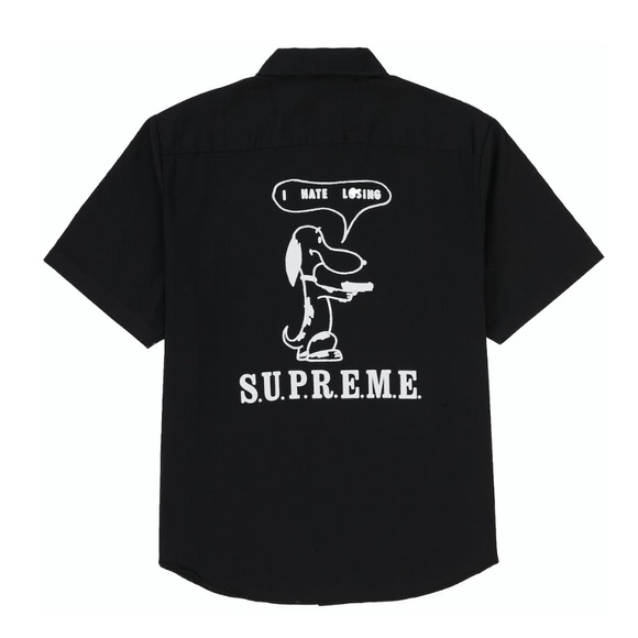 Supreme dog button up.